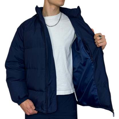 Vintage 90s Spellout Down Pufferjacke-Maverick