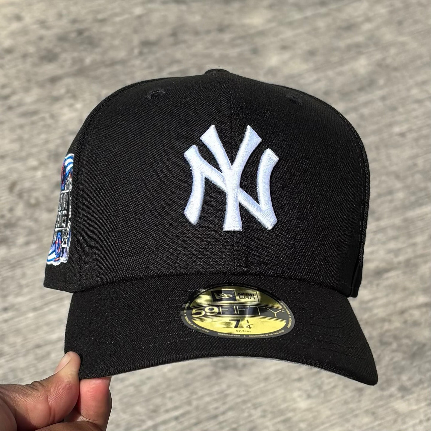 NEW ERA NEW YORK YANKEES SUBWAY SERIES 2000 BLACK EMBROIDERED CASUAL BASEBALL CAP-Maverick