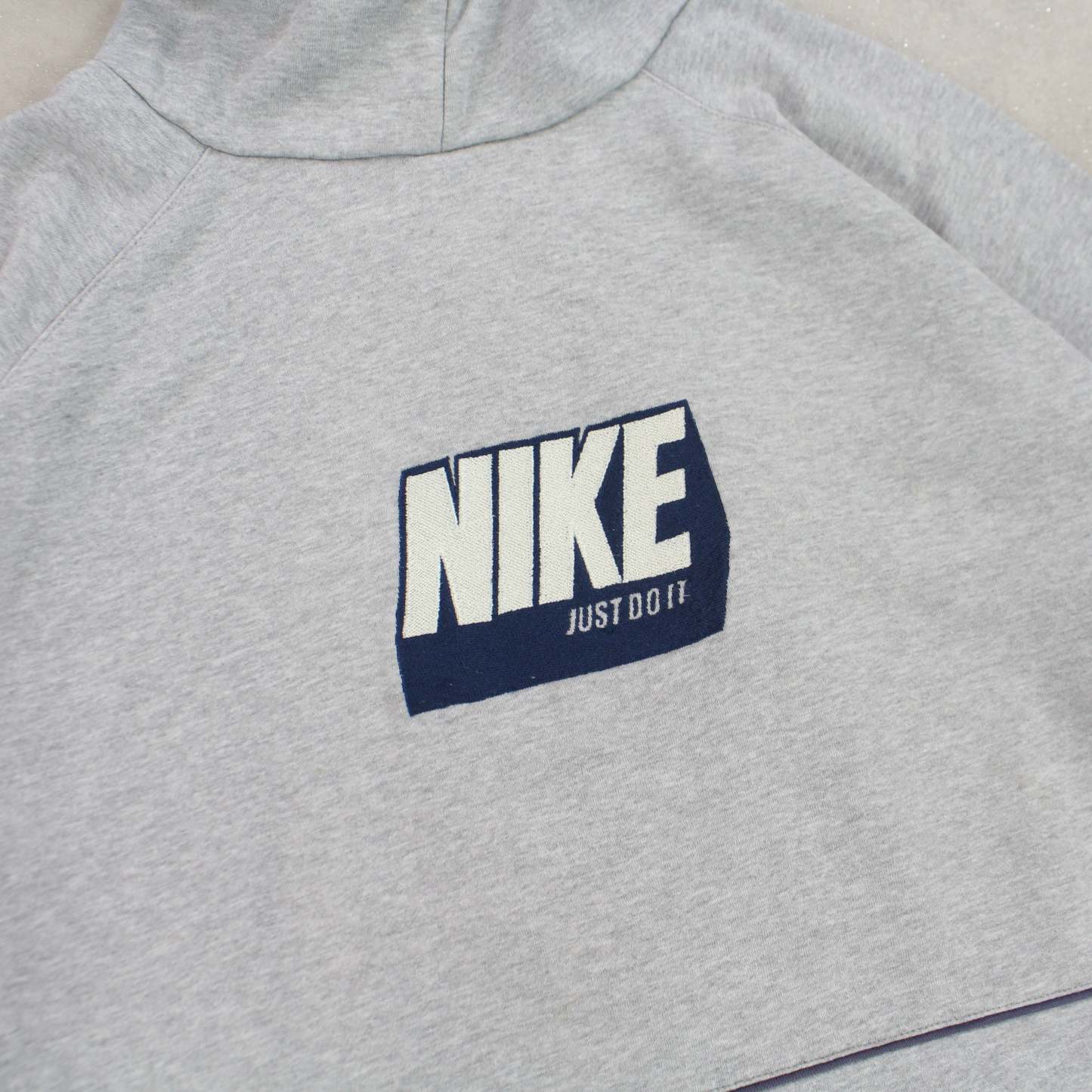 RARE 2000s  ‘Just Do It’ Hoodie Grey-Maverick