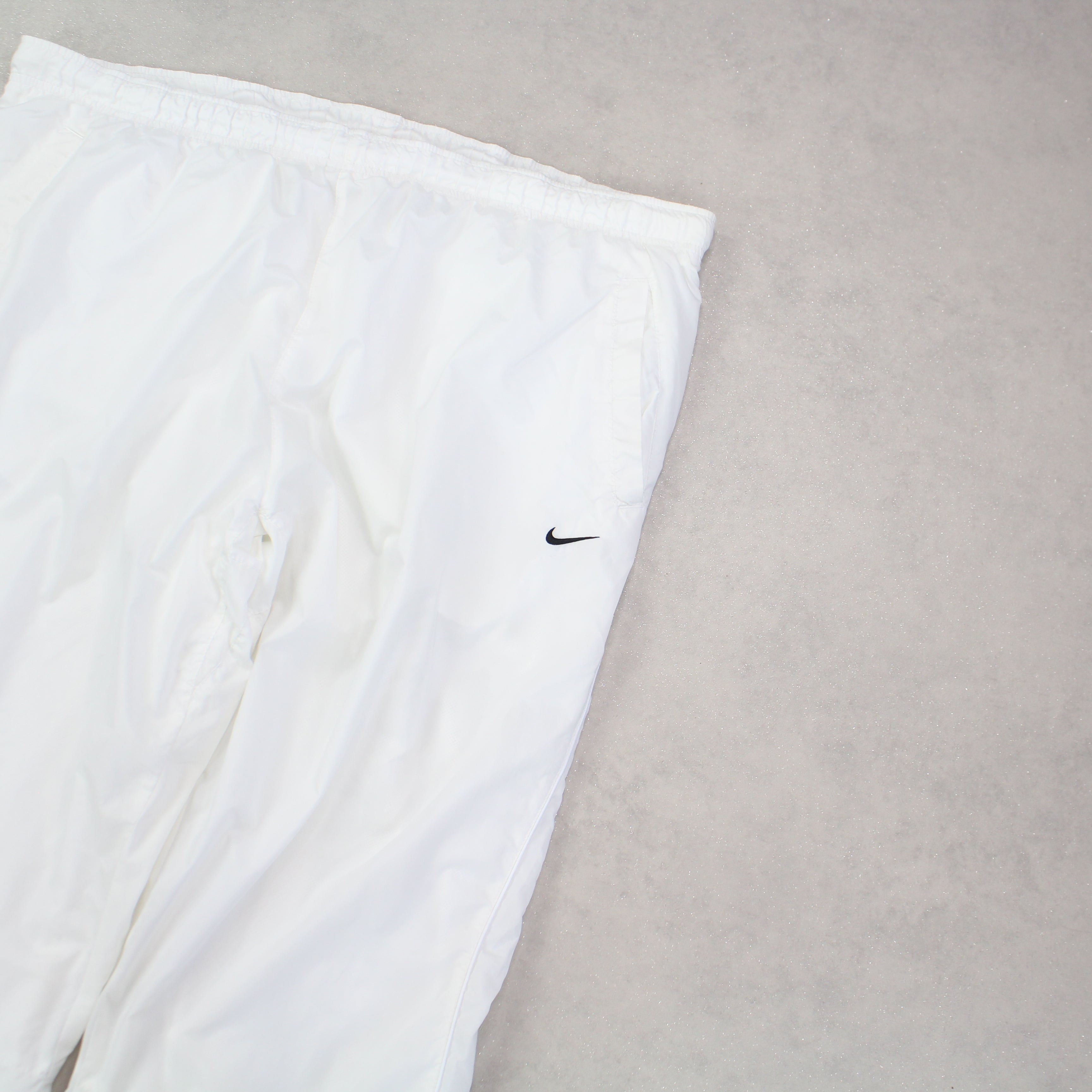 RARE 00s Baggy Trackpants White-Maverick