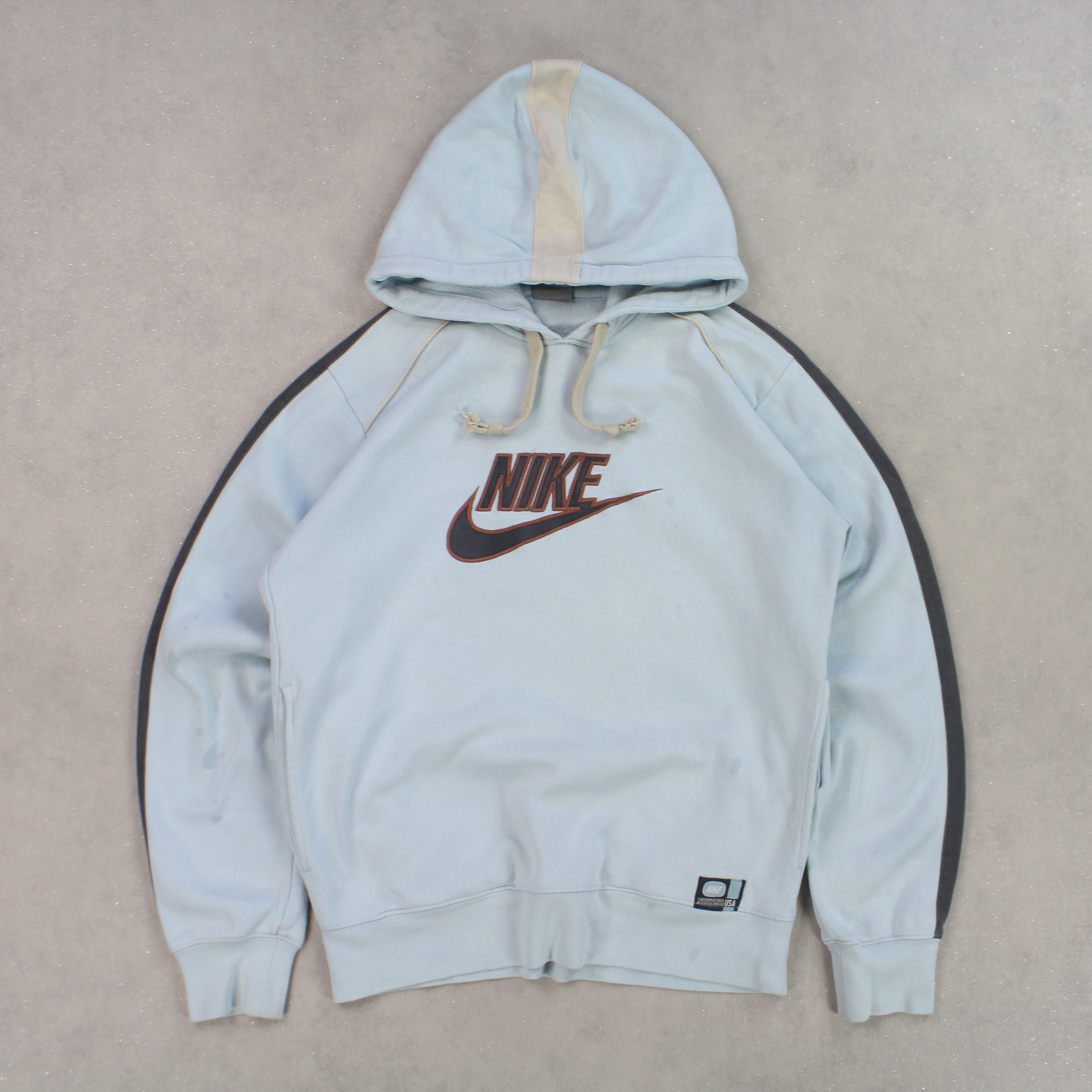 RARE 2000s  Hoodie Light Blue-Maverick