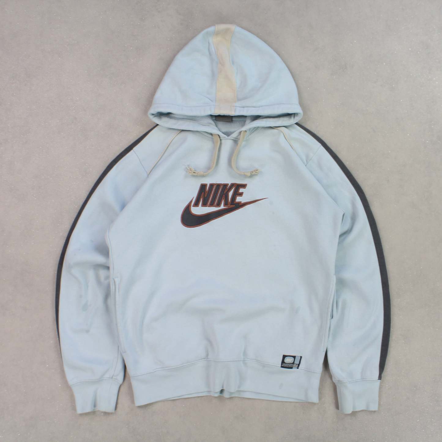 RARE 2000s  Hoodie Light Blue-Maverick