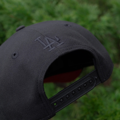 NEW ERA 9FORTY A-FRAME LOS ANGELES DODGERS ROSES BLACK / SCARLET UV SNAPBACK CA-Maverick