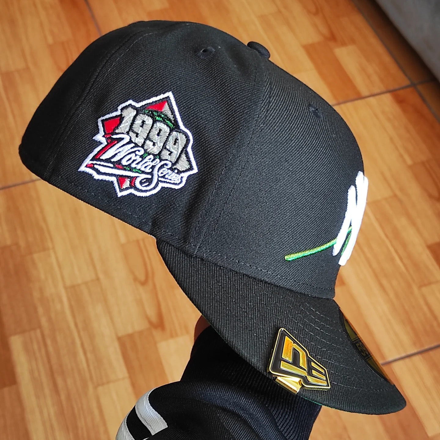 NEW ERA NEW YORK YANKEES WORLD SERIES 1999 BLACK ROSE EDITION EMBROIDERED CASUAL BASEBALL CAP-Maverick