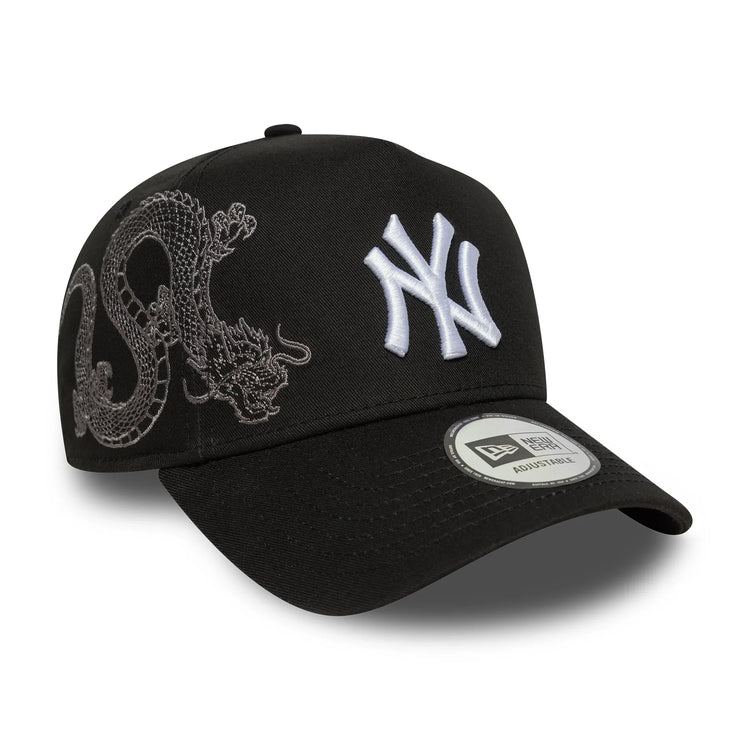 NEW YORK YANKEES MLB BLACK SNAKE ICON / NEW ERA 9FORTY A-FRAME-Maverick