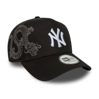 NEW YORK YANKEES MLB BLACK SNAKE ICON / NEW ERA 9FORTY A-FRAME-Maverick