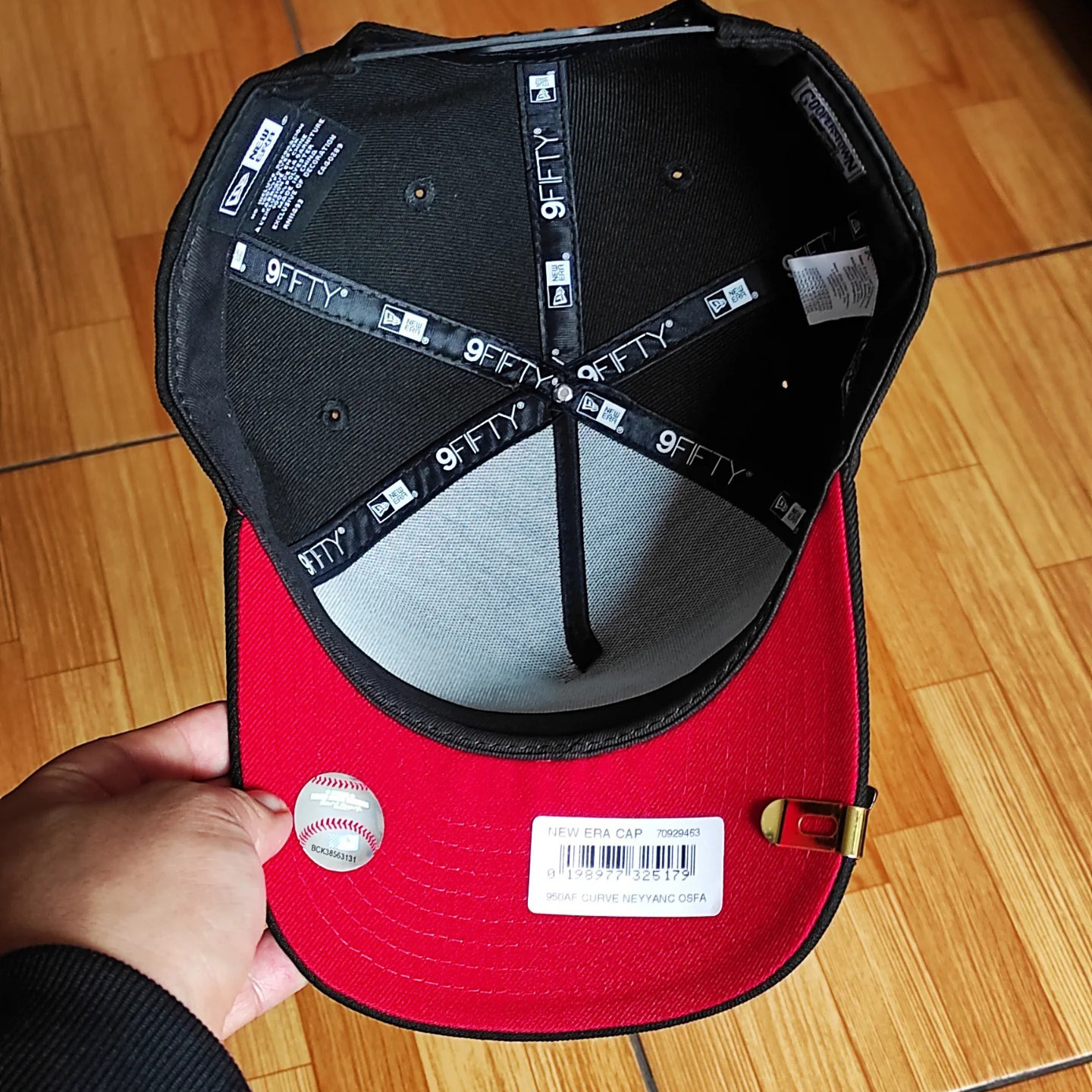 NEW ERA NEW YORK YANKEES WORLD SERIES 1999 BLACK RED EMBROIDERED CASUAL BASEBALL CAP-Maverick