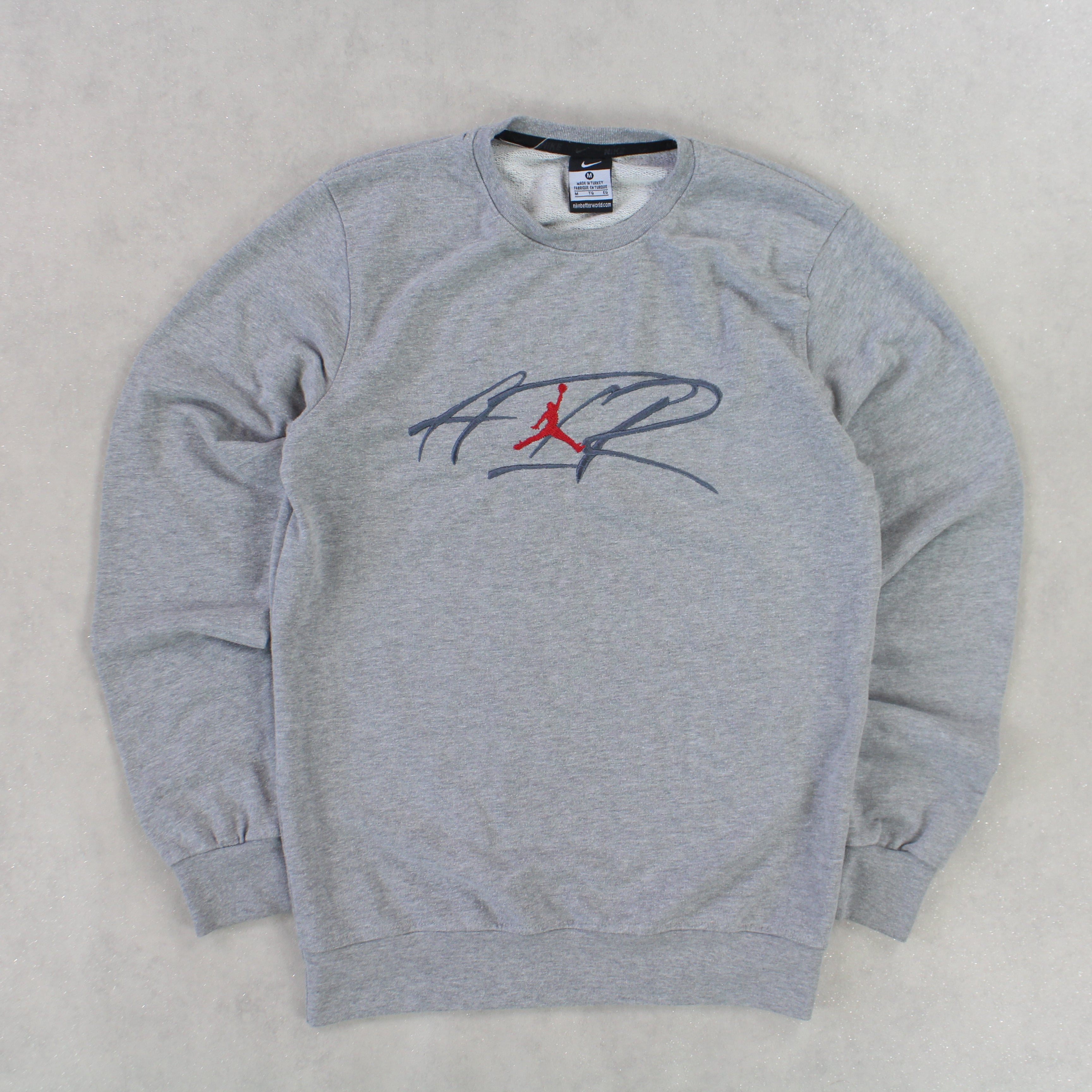 RARE 2000s  Jordan Sweatshirt Grey-Maverick