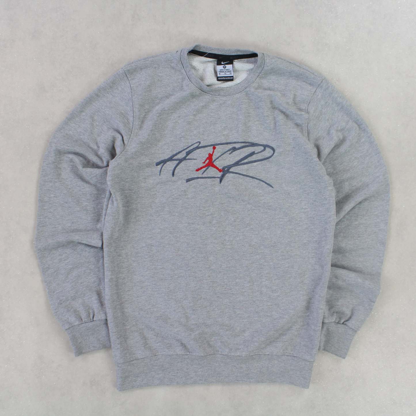RARE 2000s  Jordan Sweatshirt Grey-Maverick