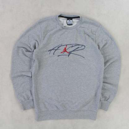 RARE 2000s  Jordan Sweatshirt Grey-Maverick