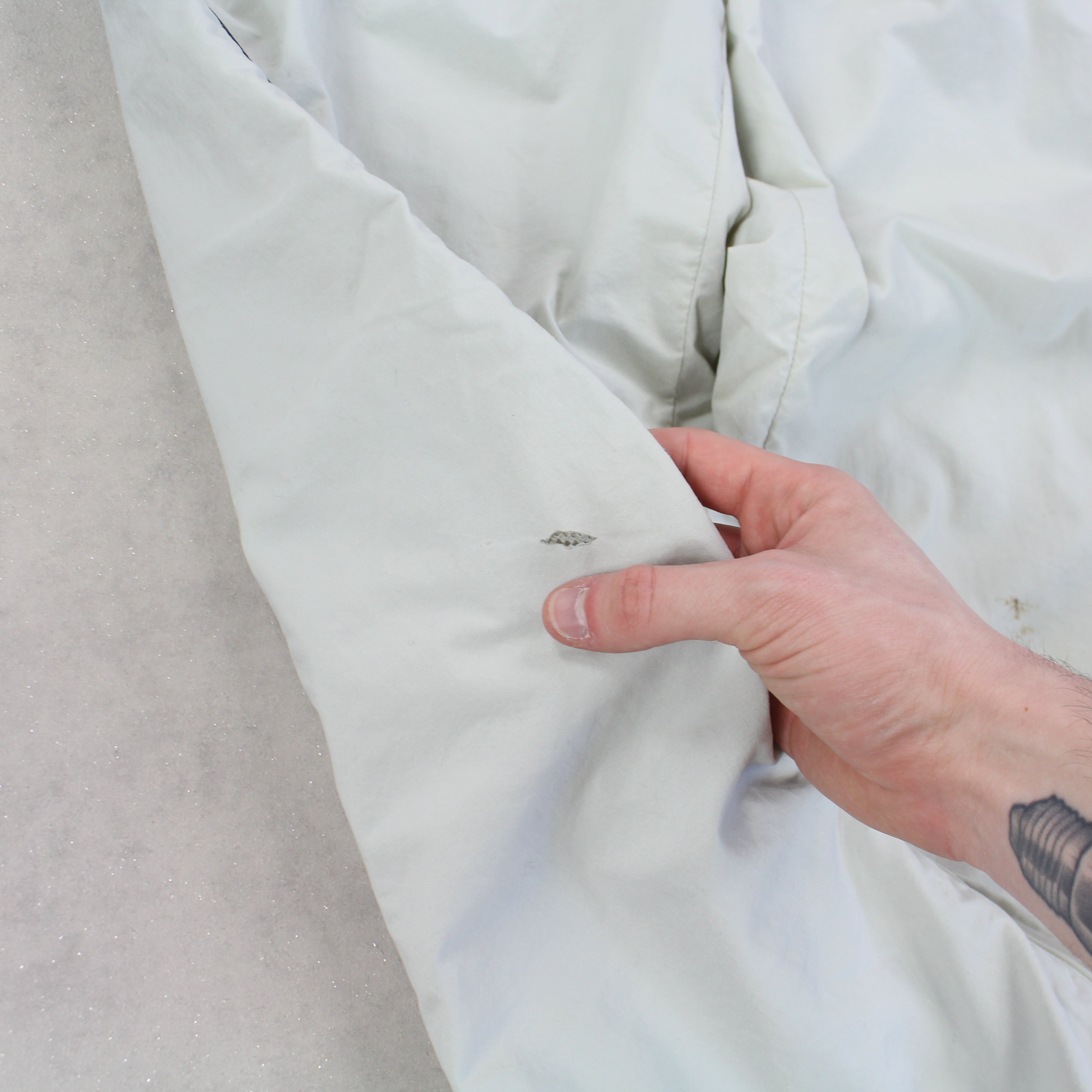 RARE 1990s Trackpants Cream-Maverick