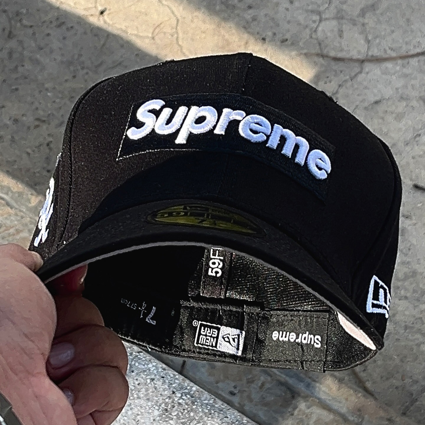 NEW ERAX“SUPREME”WHITE SOX EMBROIDERED CASUAL BASEBALL CAP-Maverick