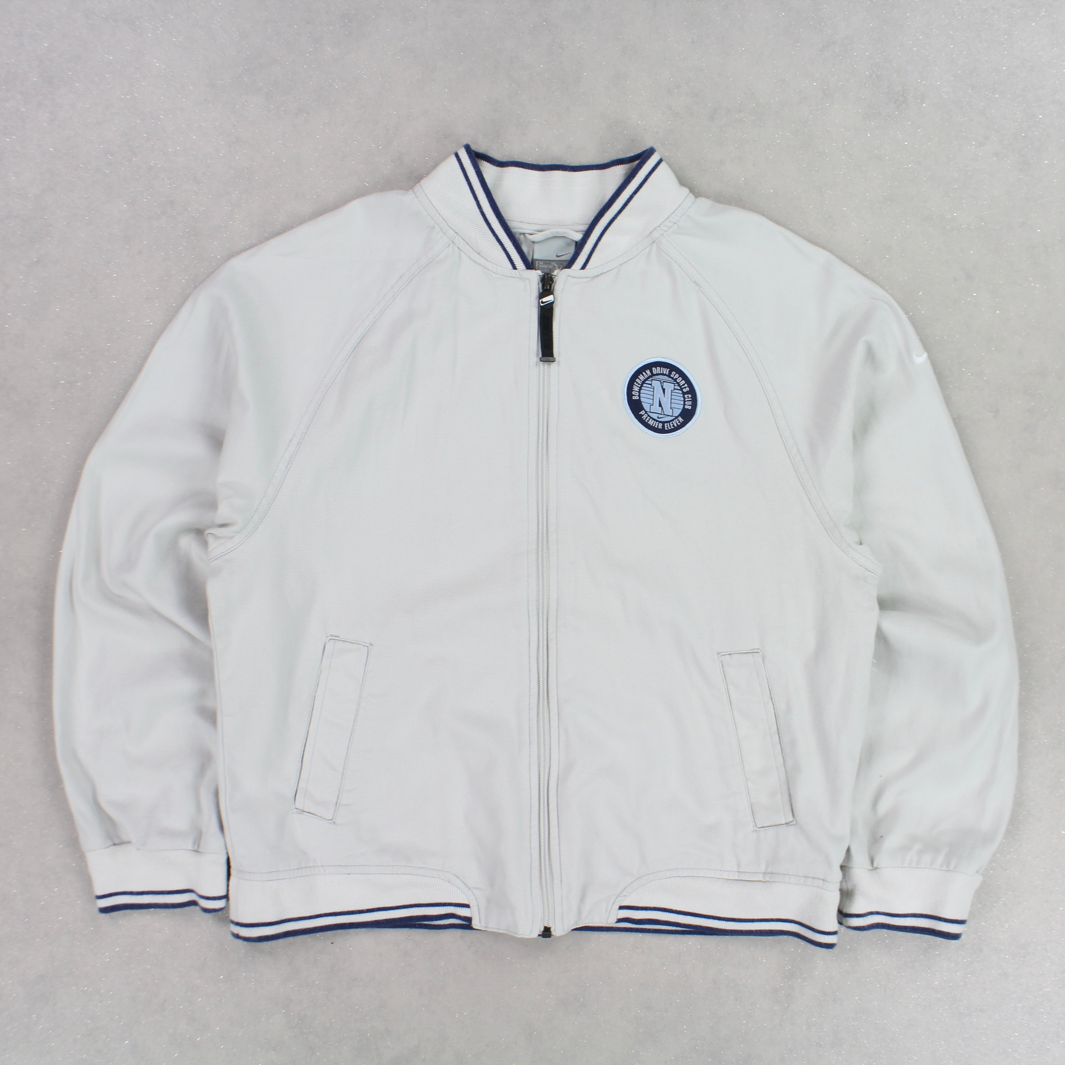 RARE 2000s Harrington Jacket Cream-Maverick