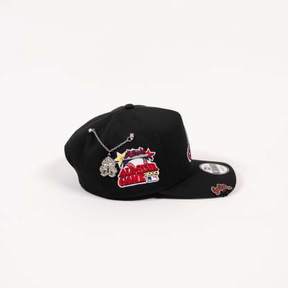 NEW ERA EXCLUSIVE 9FIFTY A-FRAME BLACK ATLANTA BRAVES SNAPBACK W/ 2000 ALL STAR GAME SIDE PATCH-Maverick