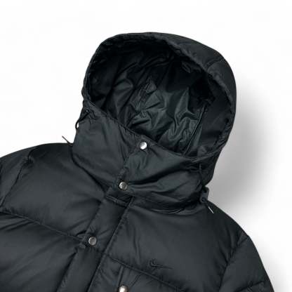 Vintage Puffer Daunenjacke Schwarz-Maverick