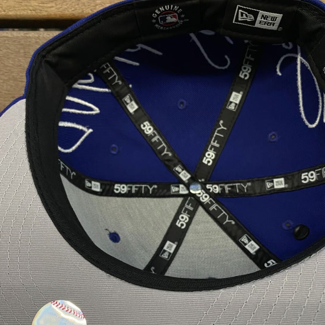 NEW ERA LOS ANGELES DODGERS HISTORIC CHAMPS ROYAL EMBROIDERED CASUAL BASEBALL CAP-Maverick