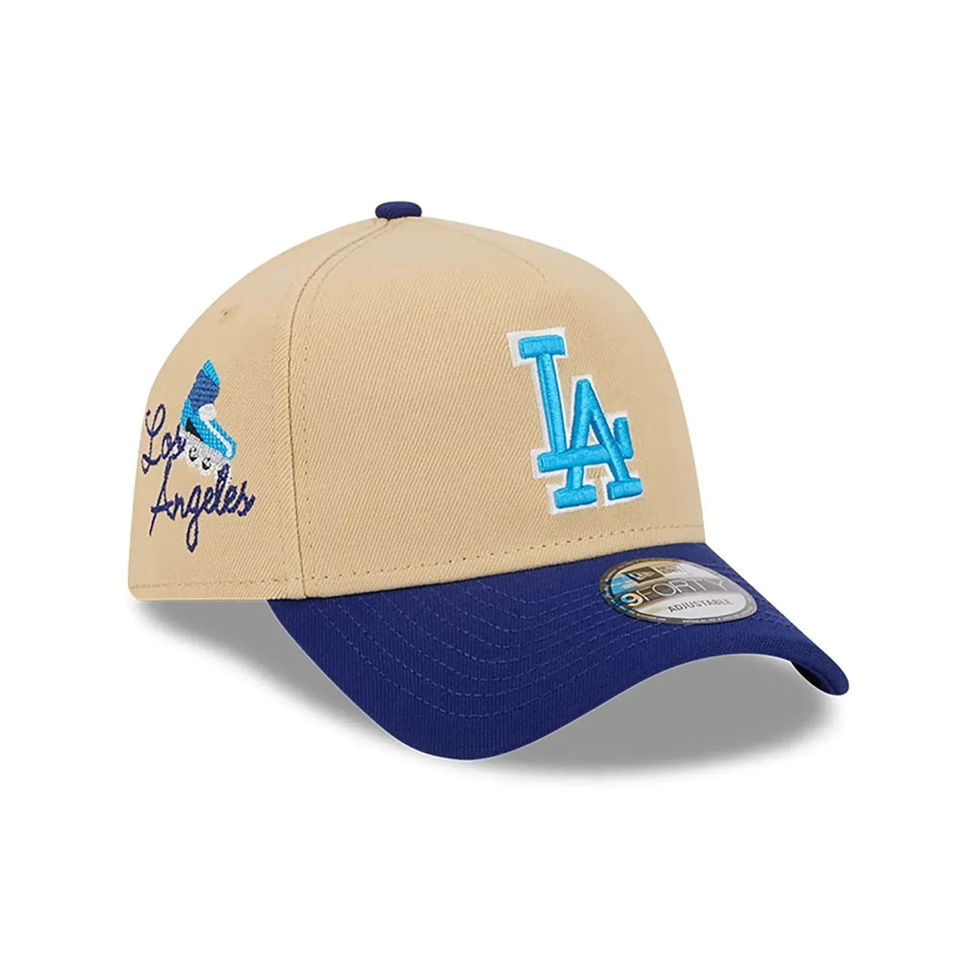 NEW ERA 9FORTY A-FRAME MLB LOS ANGELES DODGERS TWO TONE / DARK BLUE UV SNAPBACK CAP-Maverick