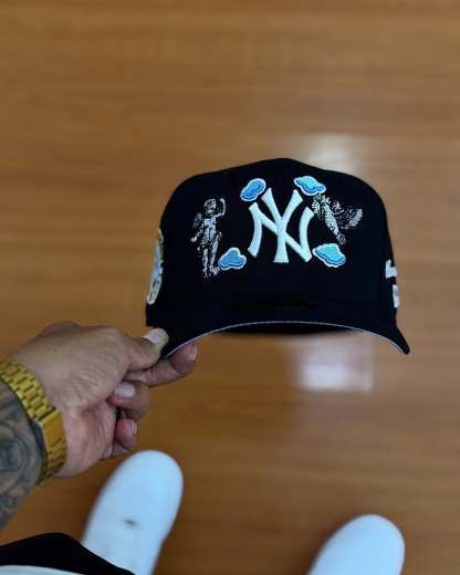 NEW ERA NY YANKEES OF WORLD SERIES EMBROIDERED CASUAL BASEBALL CAP-Maverick