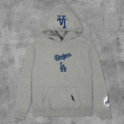 Fashion Los Angeles Letters Print Long Sleeve Hoodies-Maverick