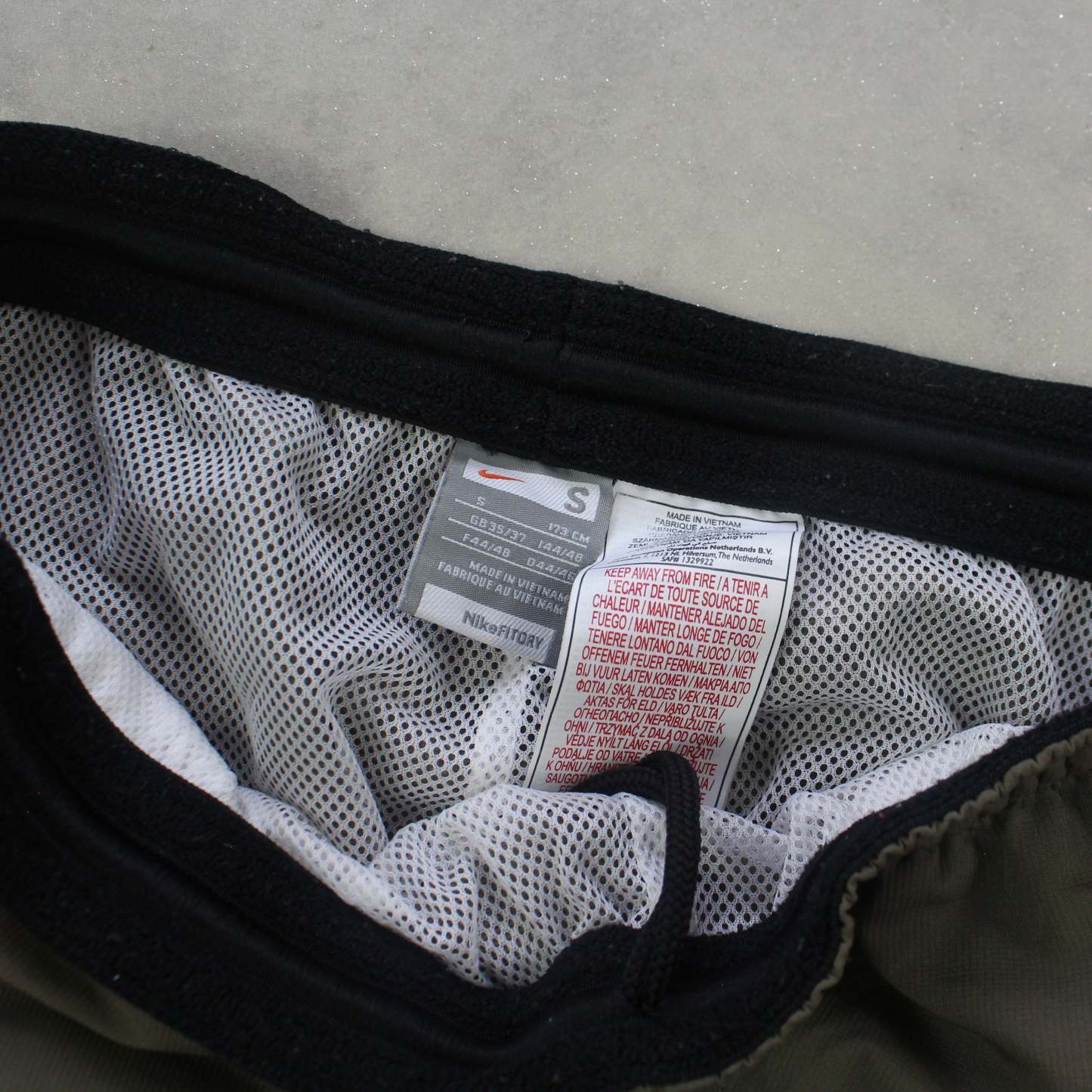 RARE 2000s Baggy Trackpants Light Brown-Maverick