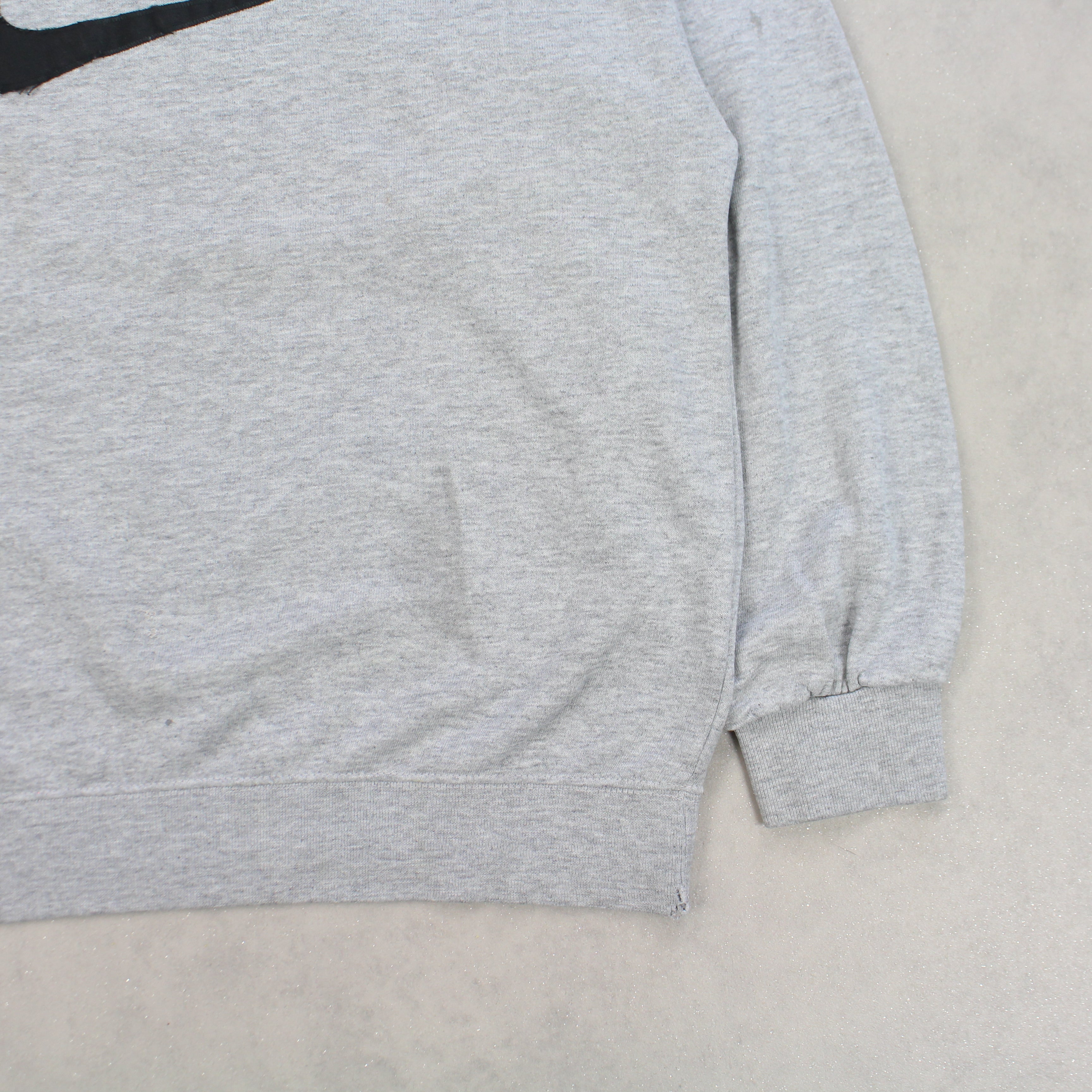 RARE 1990s  Swoosh Sweatshirt Grey-Maverick