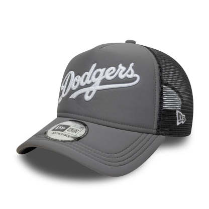 LOS ANGELES DODGERS MLB GREY BLACK UV / NEW ERA A-FRAME TRUCKER-Maverick