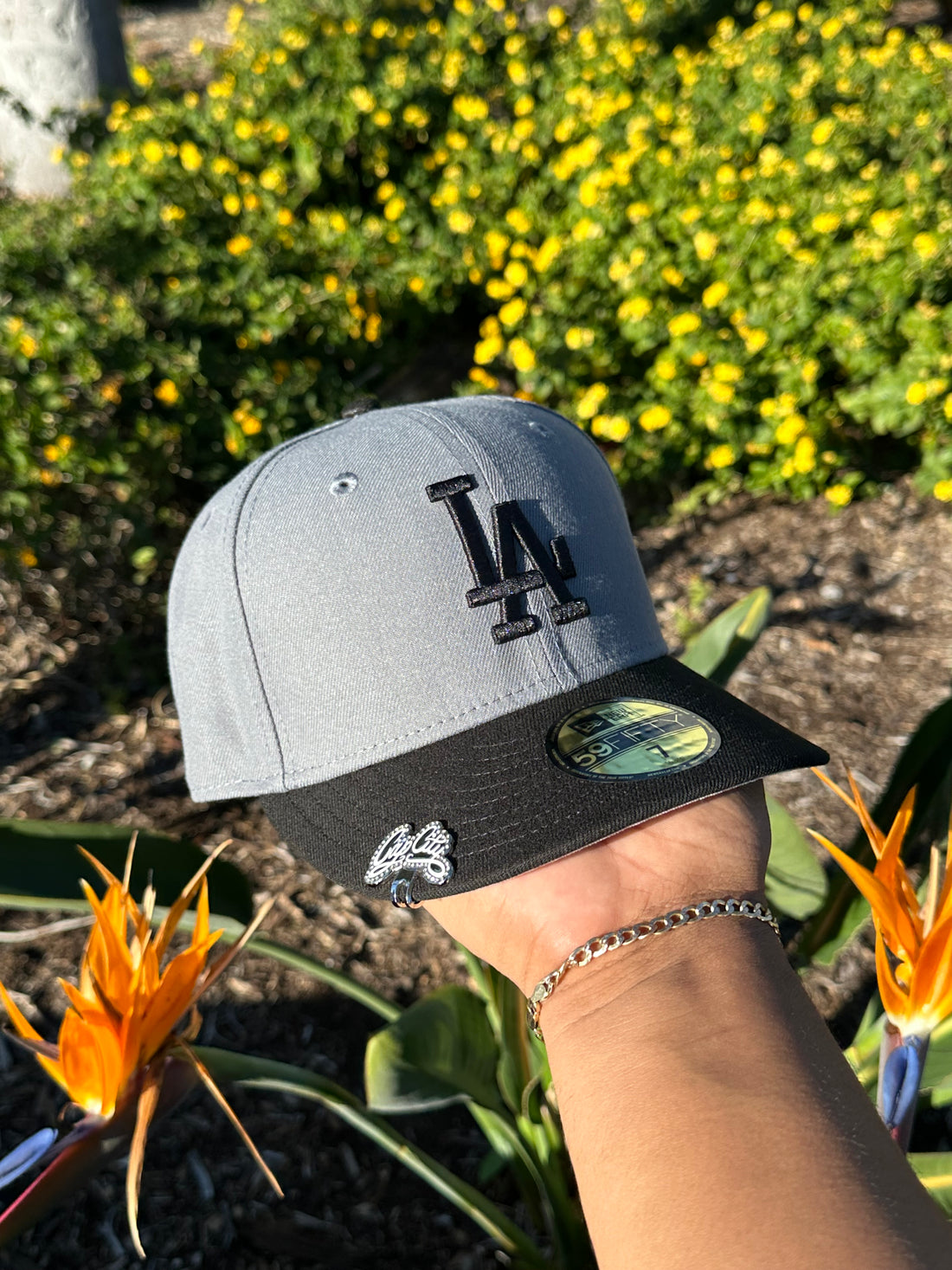 NEW ERA EXCLUSIVE 59FIFTY DARK GREY/BLACK LOS ANGELES DODGERS TWO TONE-Maverick