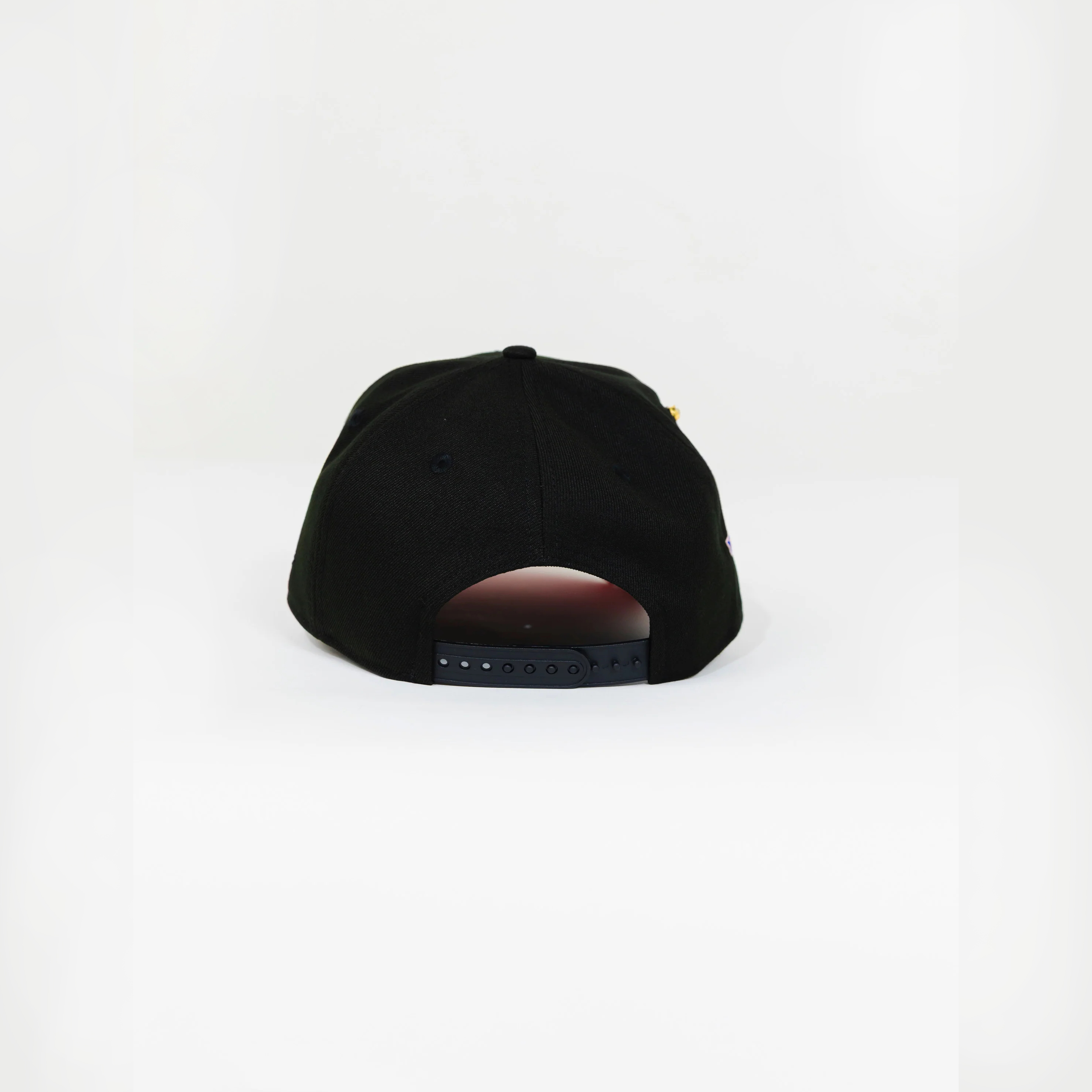 NEW ERA EXCLUSIVE 9FIFTY BLACK LOS ANGELES DODGERS SNAPBACK W/ 50TH ANNIVERSARY SIDE PATCH-Maverick