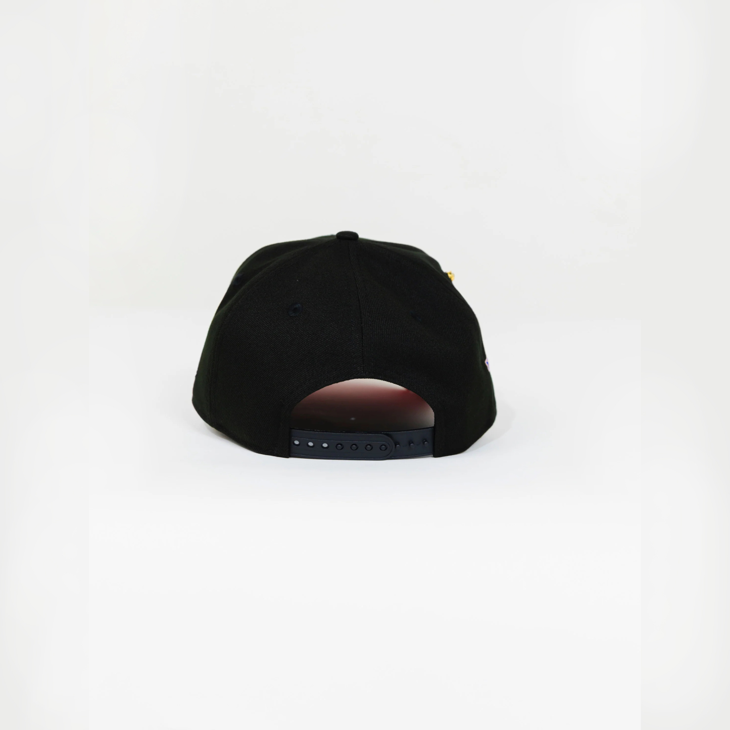 NEW ERA EXCLUSIVE 9FIFTY BLACK LOS ANGELES DODGERS SNAPBACK W/ 50TH ANNIVERSARY SIDE PATCH-Maverick