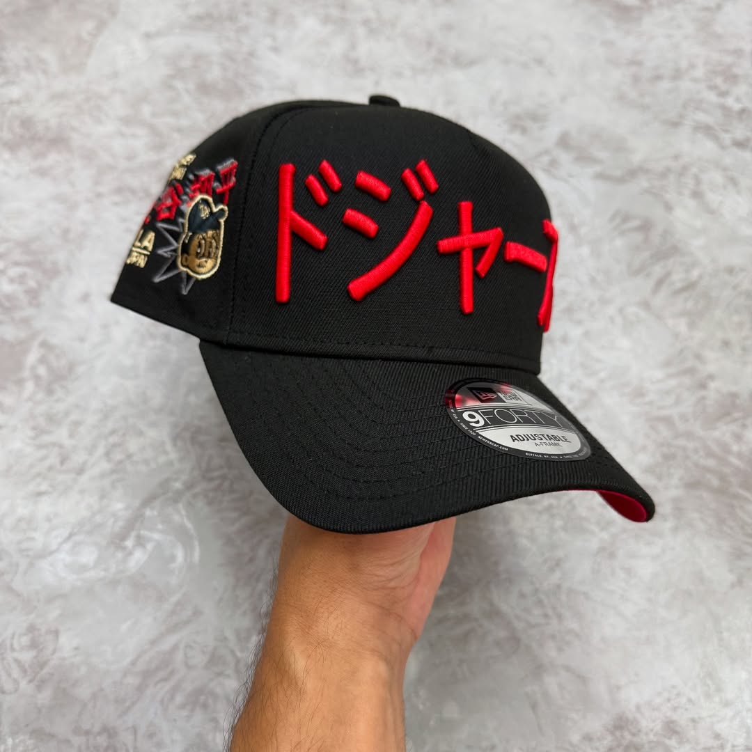 NEW ERA LOS ANGELES DODGERS OHTANI 9FORTY KANJI ROJO-Maverick