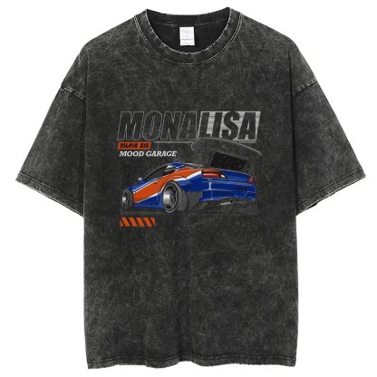 Unisex Vintage Solid Wash Denim T-Shirts 1011