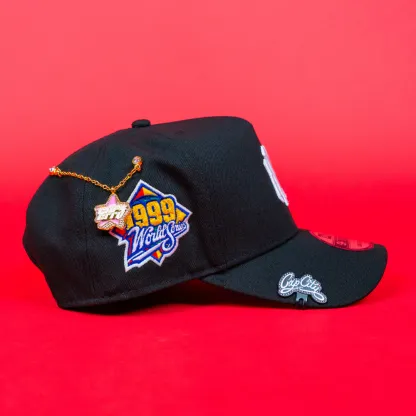NEW ERA 9FIFTY A-FRAME BLACK NEW YORK YANKEES SNAPBACK W/ 1999 WORLD SERIES WORLD SERIES SIDE PATCH-Maverick