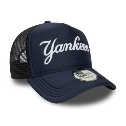 NEW YORK YANKEES MLB NAVY BLACK UV / NEW ERA A-FRAME TRUCKER-Maverick