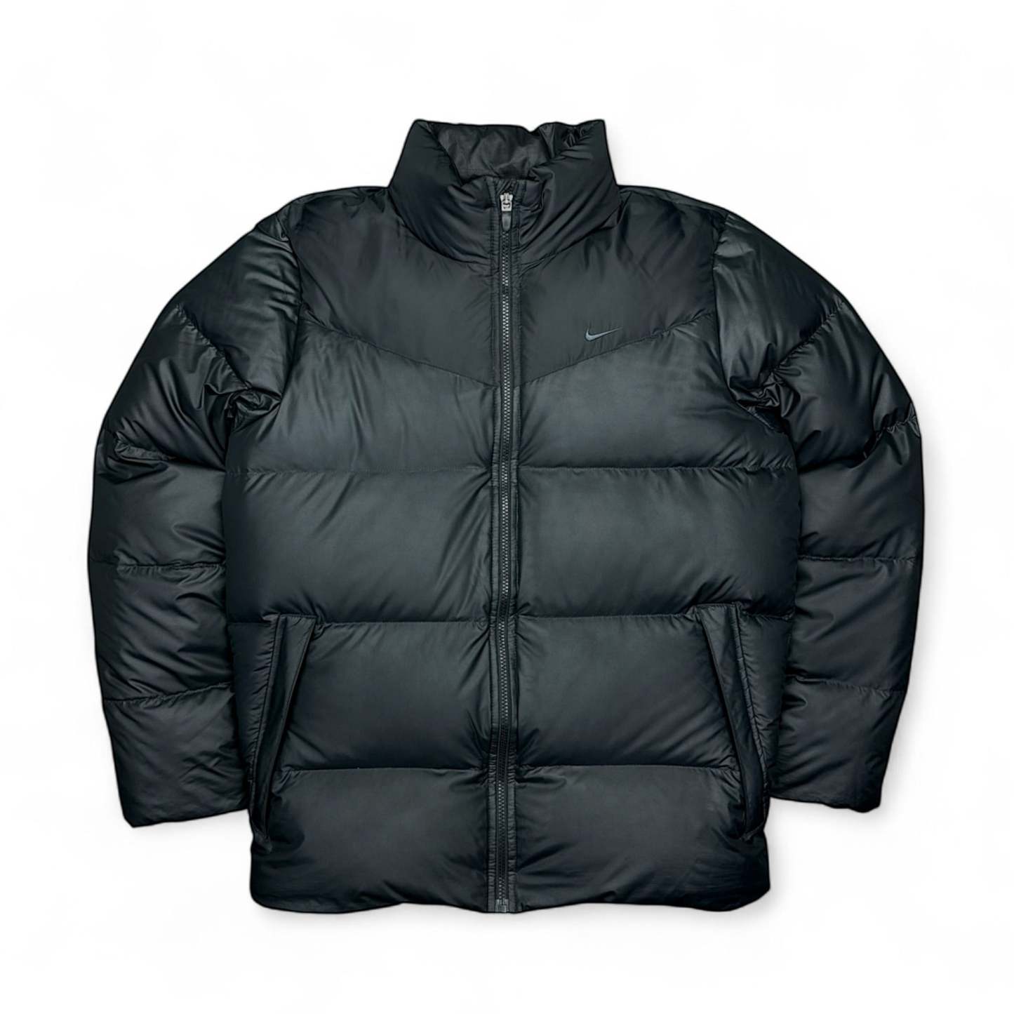 Vintage Puffer Daunenjacke Schwarz-Maverick
