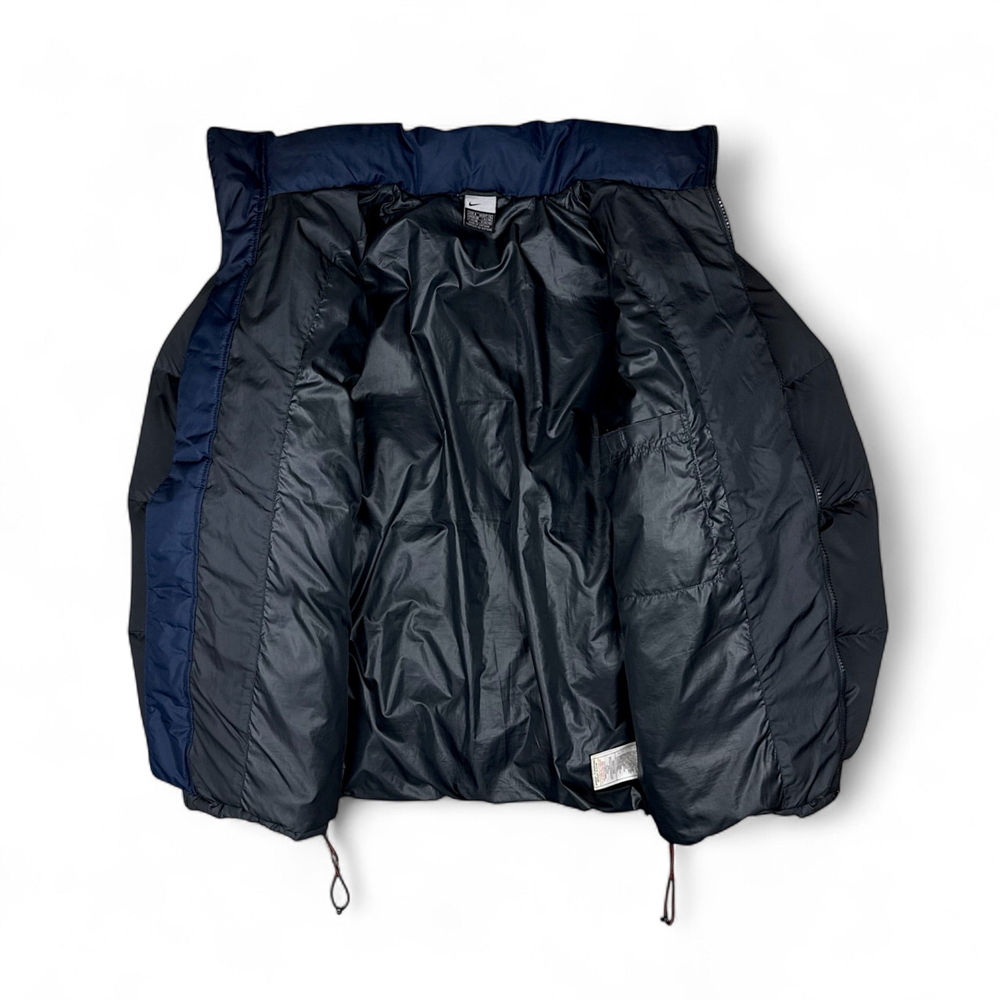 Vintage Y2K Puffer Daunenjacke Schwarz-Maverick