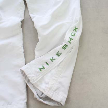 SUPER RARE 2000s Baggy Shox Trackpants White-Maverick