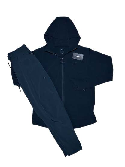 Woven challenger black tracksuit