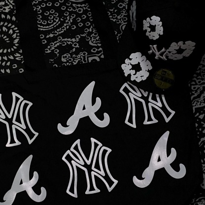 NEW YORK YANKEES DENIM TEARS BLACK FC EXCLUSIVE 59FIFTY-Maverick