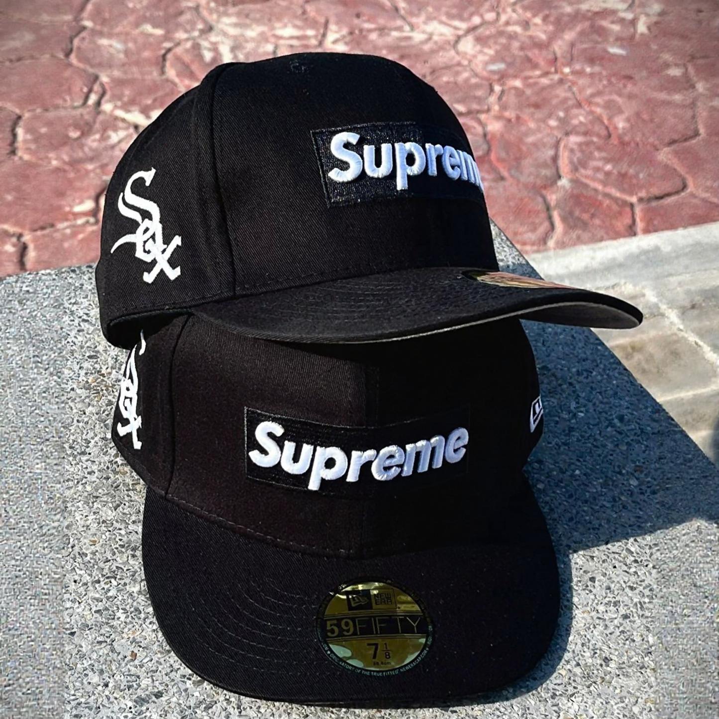 NEW ERAX“SUPREME”WHITE SOX EMBROIDERED CASUAL BASEBALL CAP-Maverick