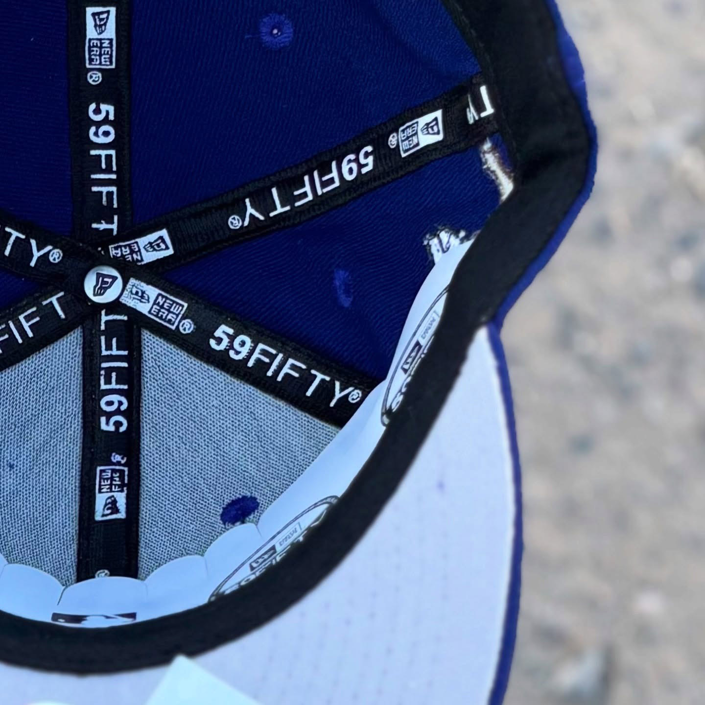 NEW ERA LOS ANGELES DODGERS BORN X RAISED ROYAL CHERUB EMBROIDERED CASUAL BASEBALL CAP-Maverick