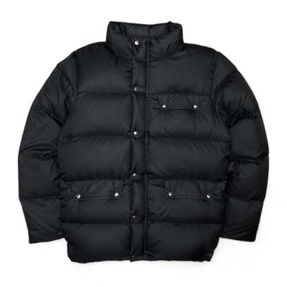 Vintage Puffer Daunenjacke Schwarz