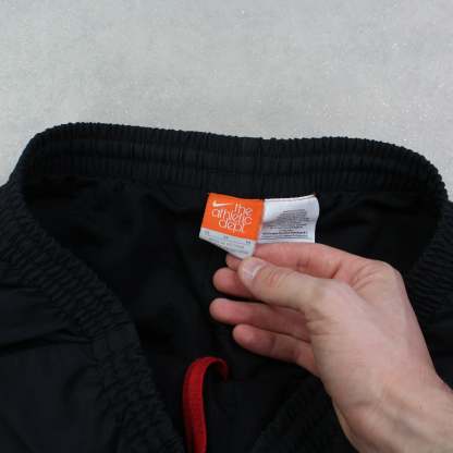 RARE 00s Trackpants Black-Maverick