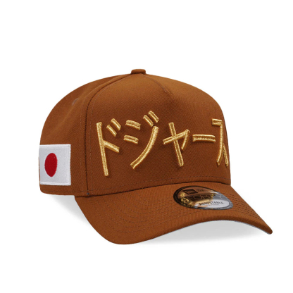 NEW ERA LOS ANGELES DODGERS KANJI GOLD 9FORTY A FRAME BASEBALL CAP-Maverick