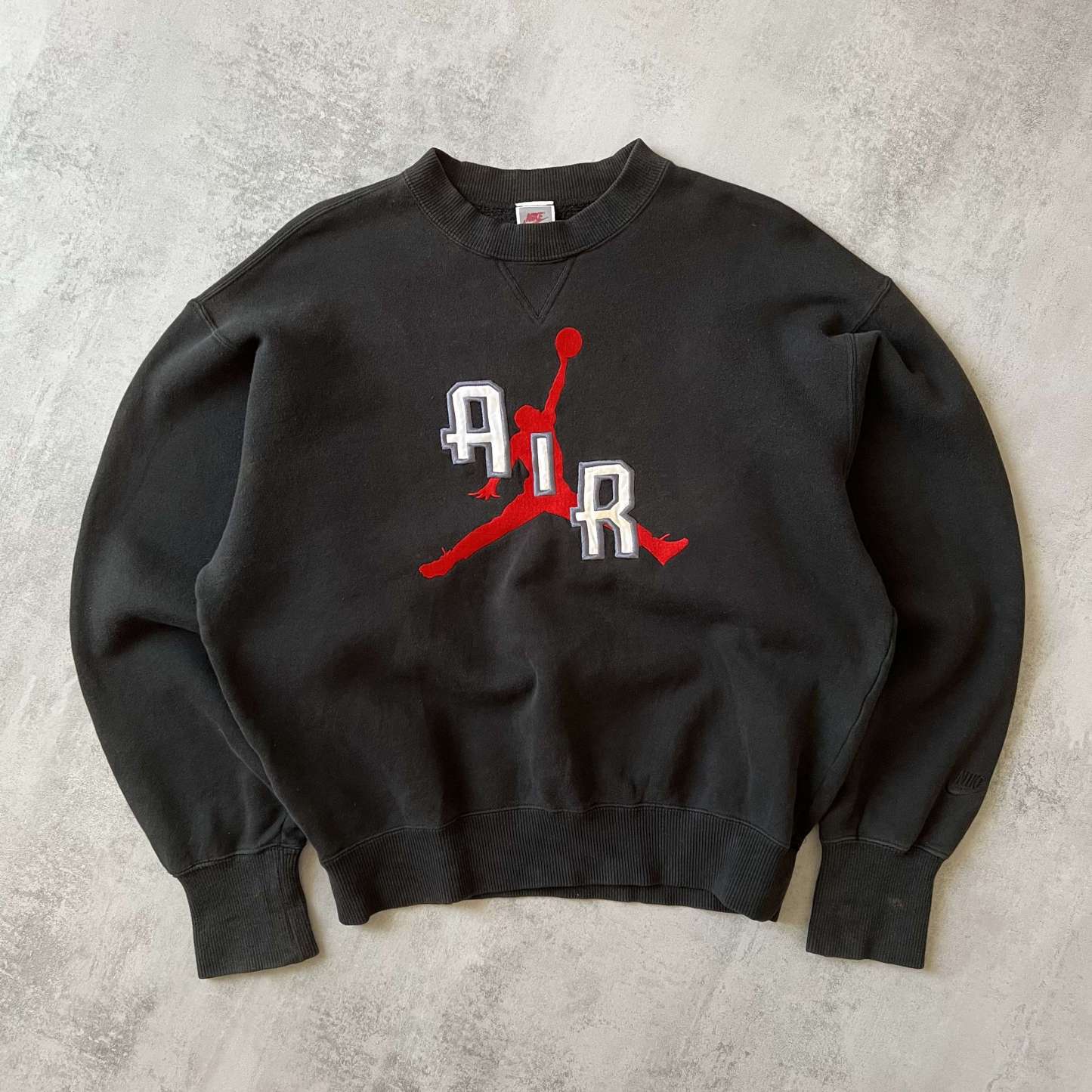 RARE 1990s Air Jordan heavyweight embroidered sweatshirt-Maverick