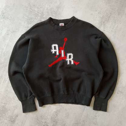 RARE 1990s Air Jordan heavyweight embroidered sweatshirt-Maverick