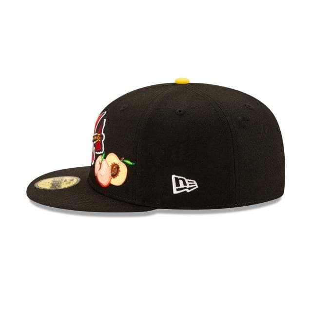 NEW ERA OFFSET X ATLANTA BRAVES EMBROIDERED CASUAL BASEBALL CAP-Maverick