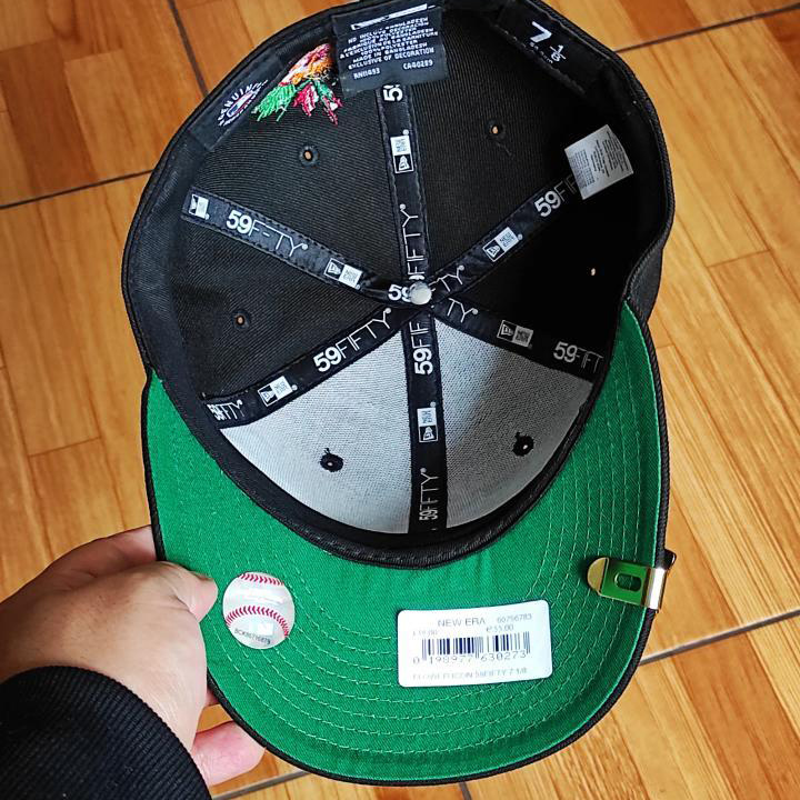 NEW ERA CHICAGO WHITE SOX FLORAL BLACK EMBROIDERED CASUAL BASEBALL CAP-Maverick