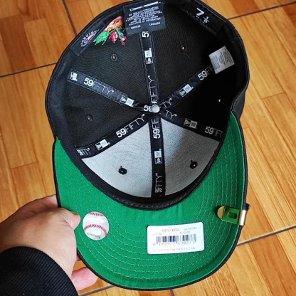 NEW ERA CHICAGO WHITE SOX FLORAL BLACK EMBROIDERED CASUAL BASEBALL CAP-Maverick