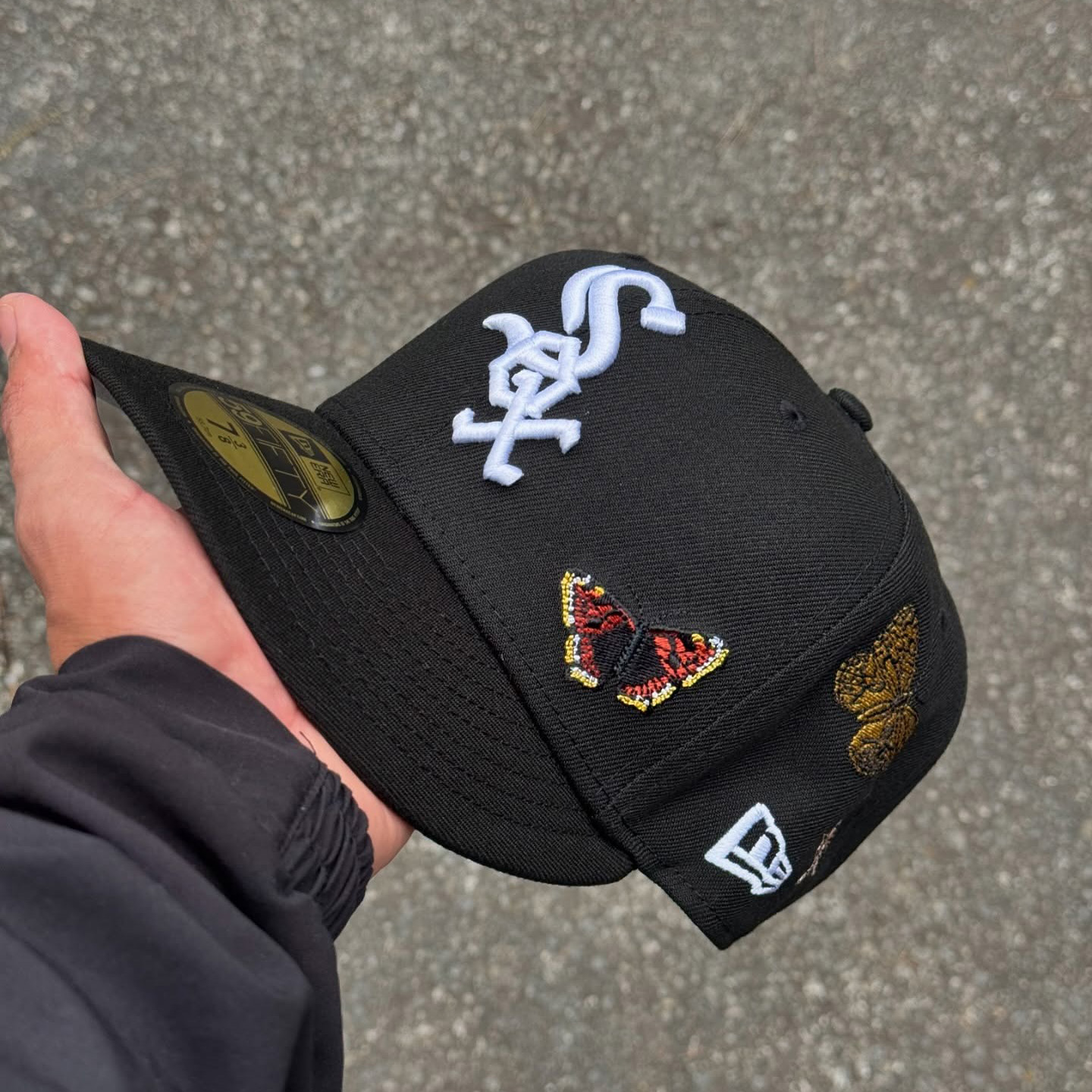 NEW ERA CHICAGO WHITE SOX BUTTERFLY GARDEN EMBROIDERED CASUAL BASEBALL CAP-Maverick