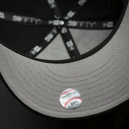 NEW YORK YANKEES MLB BLACK GRAY UV / NEW ERA 59FIFTY FITTED CAP-Maverick